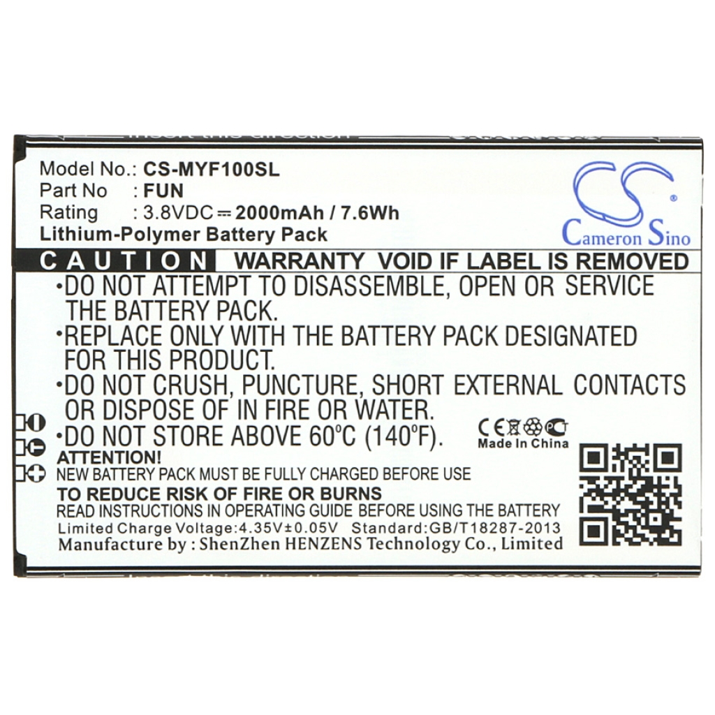 Batteria Sostituisce MyPhone FUN