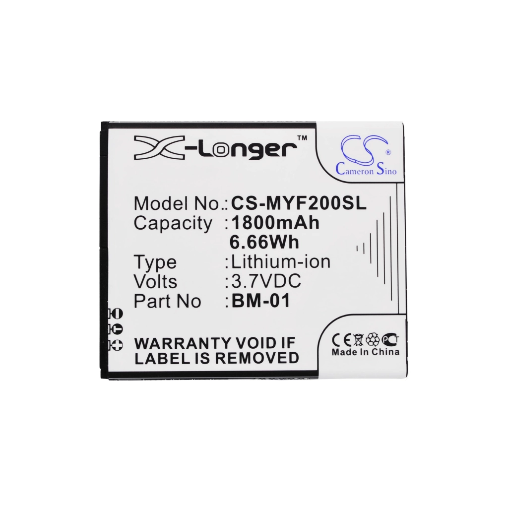 Batterie Batteria del telefono cellulare CS-MYF200SL