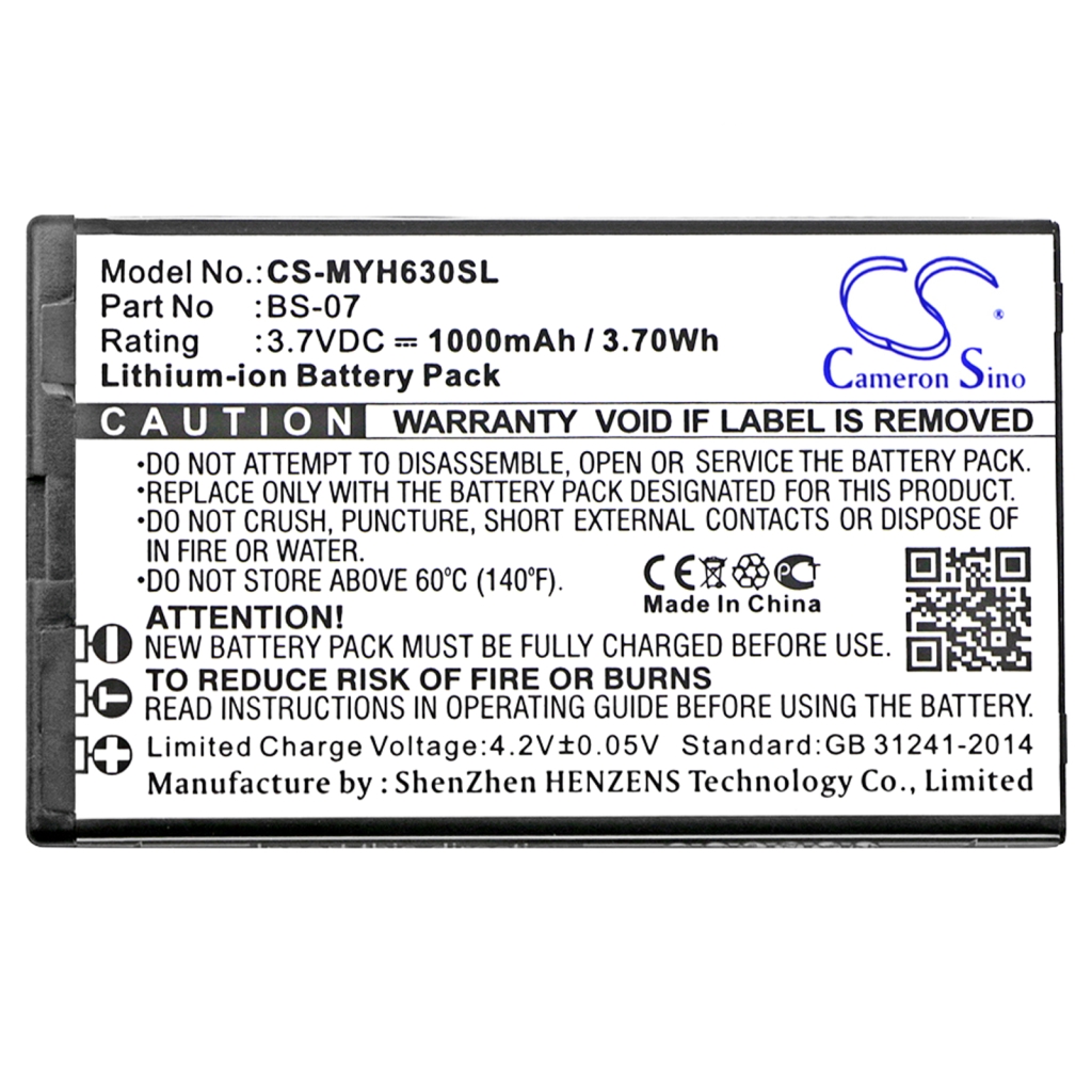 Sostituzione della batteria compatibile per Myphone BS-07