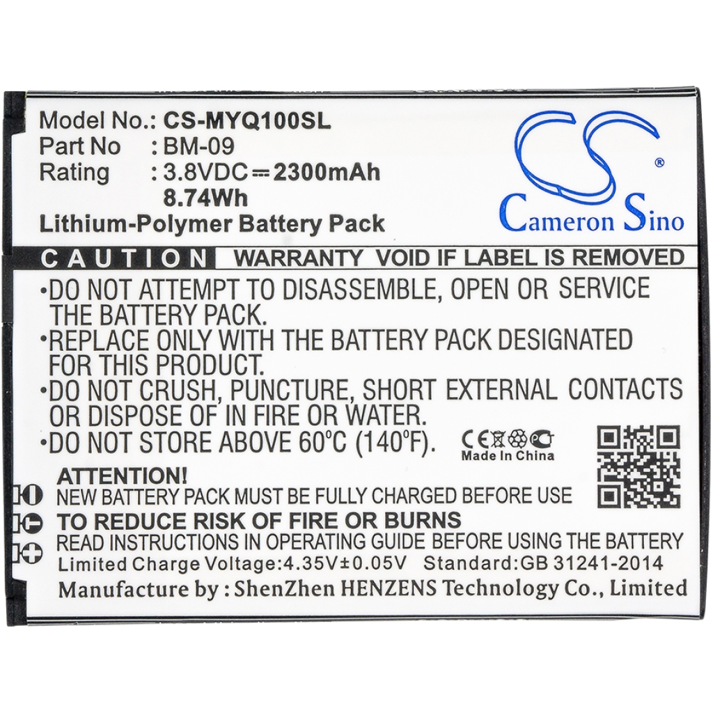 Sostituzione della batteria compatibile per Myphone BM-09