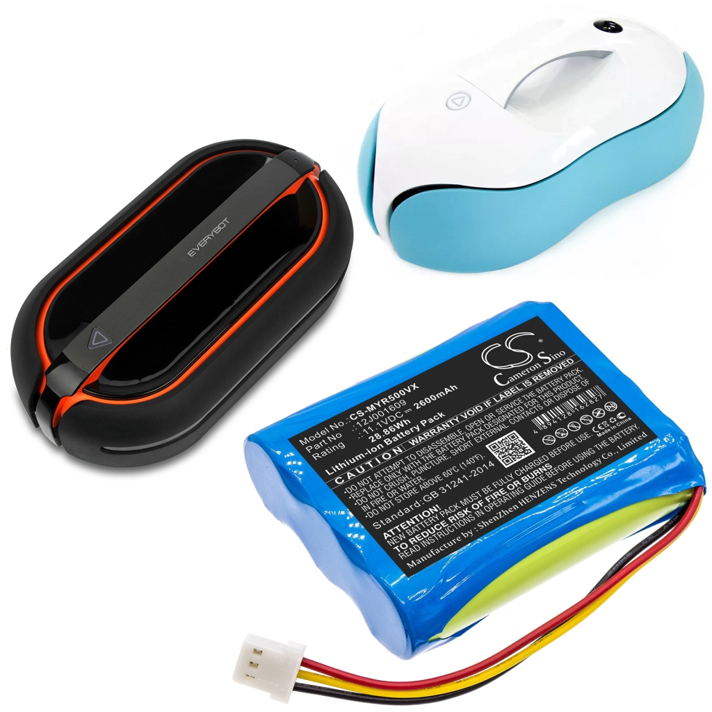 Sostituzione della batteria compatibile per Moneual 12J001609