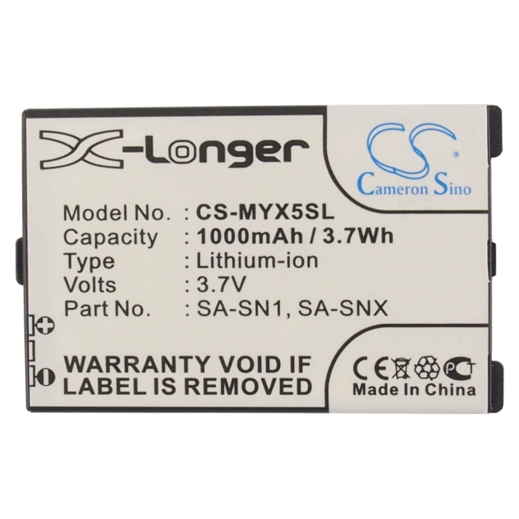Batterie Batteria del telefono cellulare CS-MYX5SL