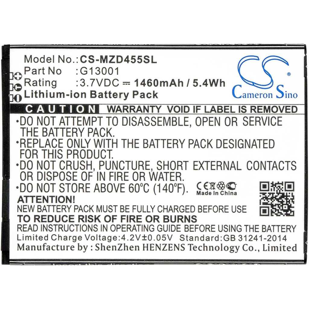Batterie Sostituisce G13001