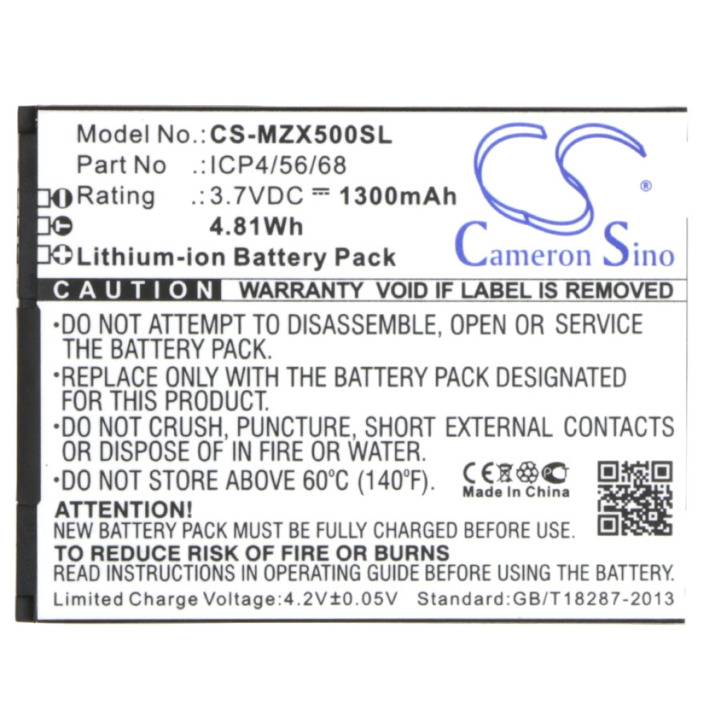 Batteria compatibile con Navon CS-MZX500SL