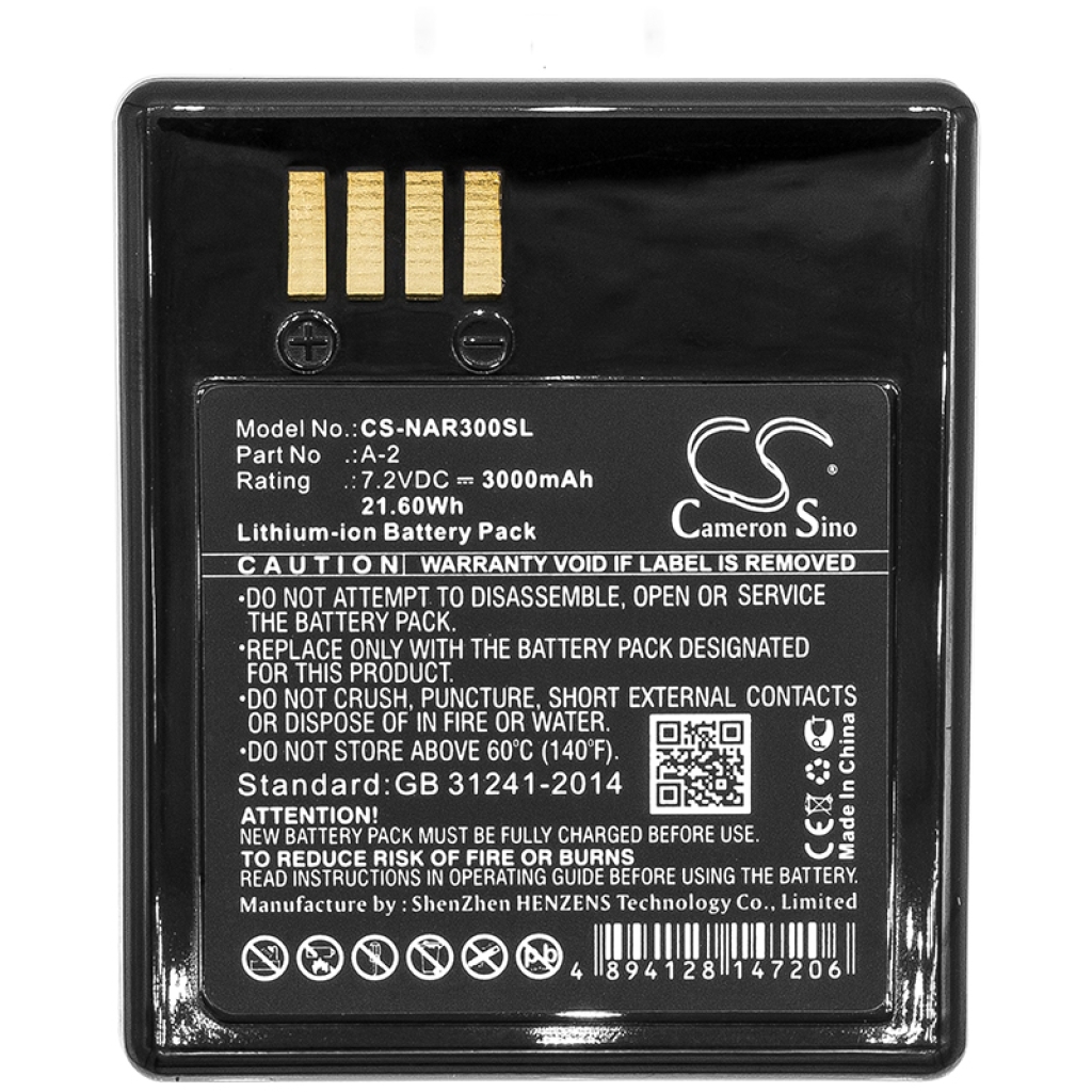 Batteria per telecamera di sicurezza domestica Netgear VML4030 (CS-NAR300SL)