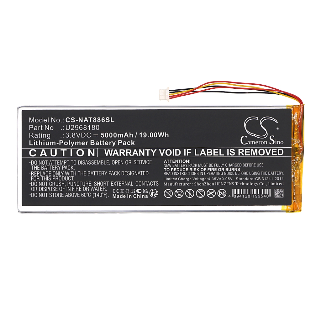 Batteria compressa Onn CS-NAT886SL