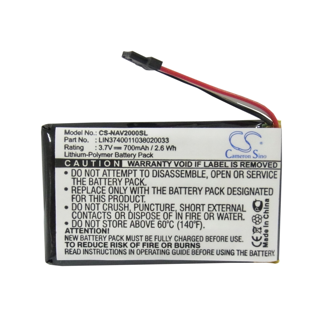 Sostituzione della batteria compatibile per Navigon LIN3740011038020033