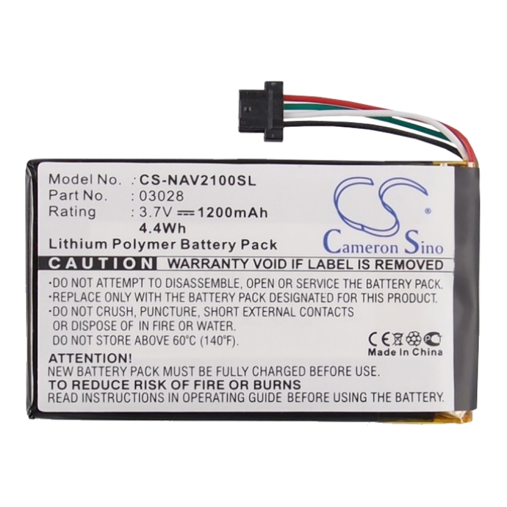Sostituzione della batteria compatibile per Navigon 03028