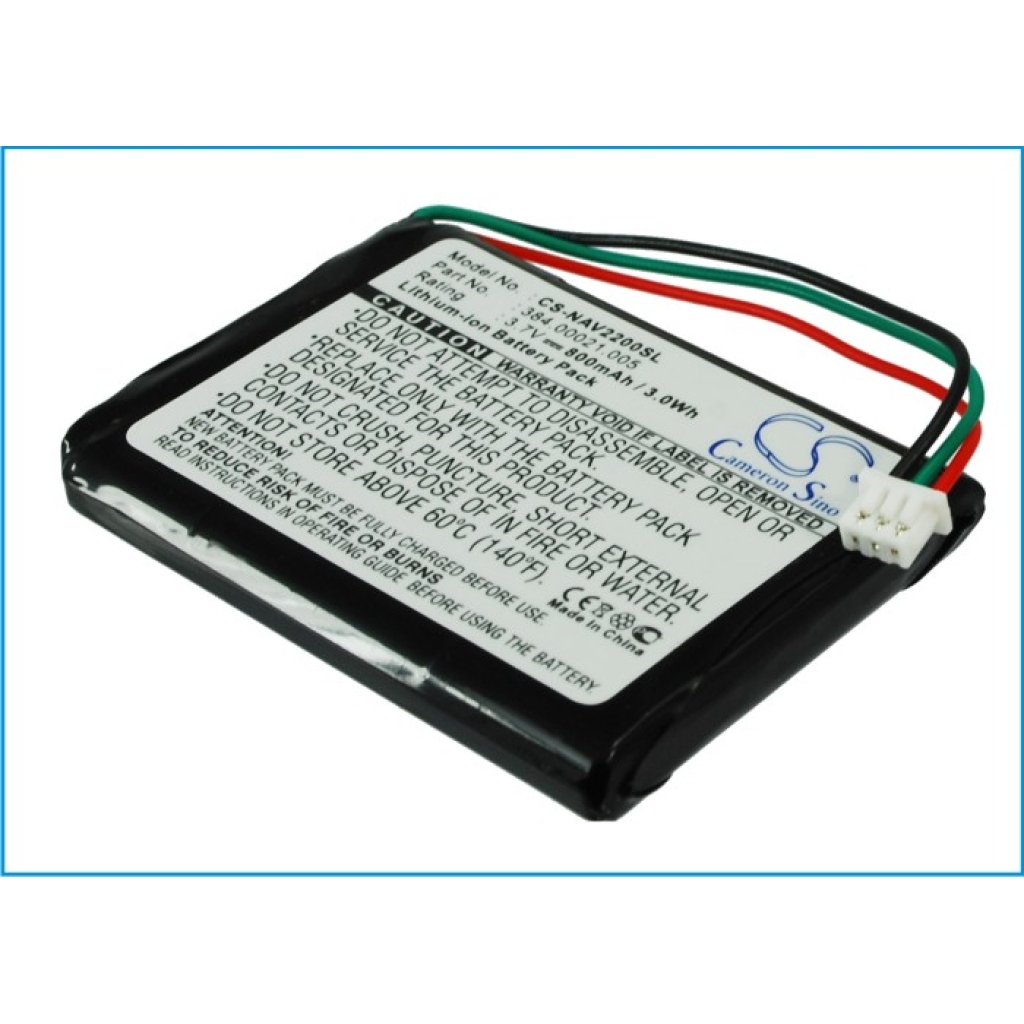 Sostituzione della batteria compatibile per Navigon 384.00021.005