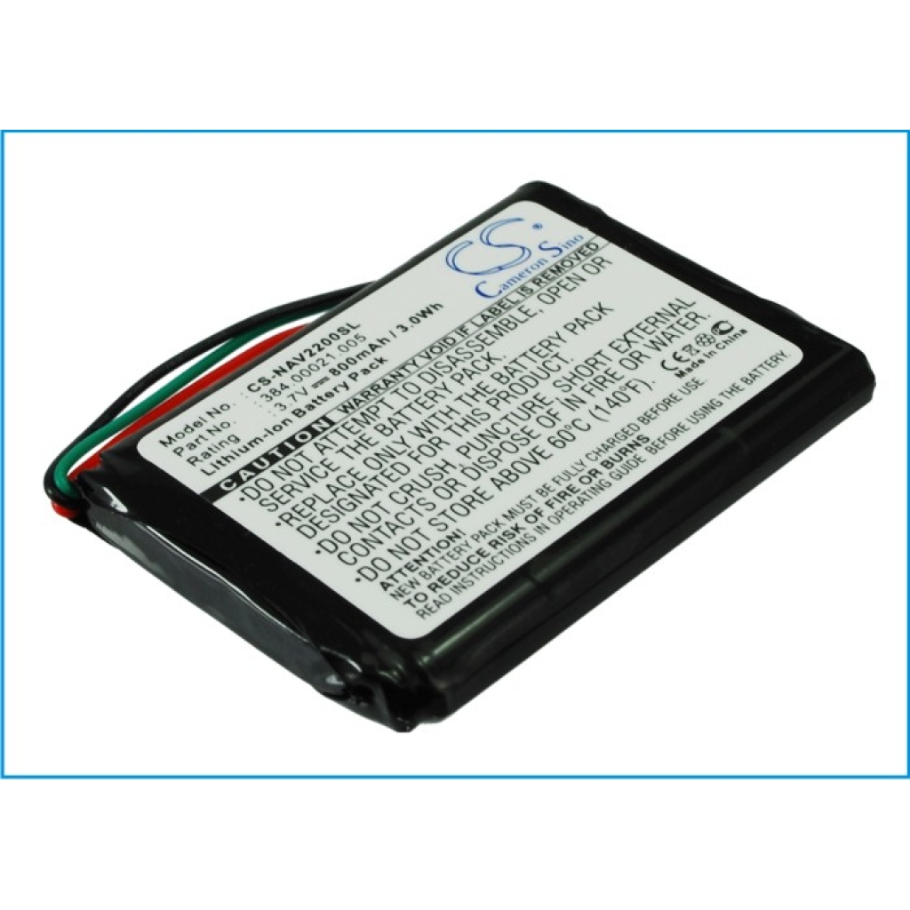 Sostituzione della batteria compatibile per Navigon 384.00021.005
