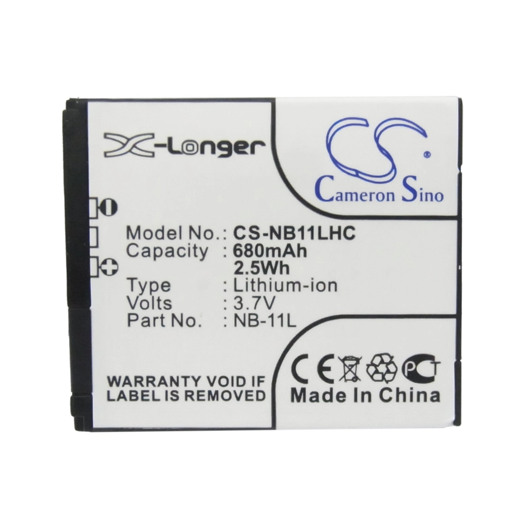 Batteria della fotocamera Canon PowerShot A2500 IS