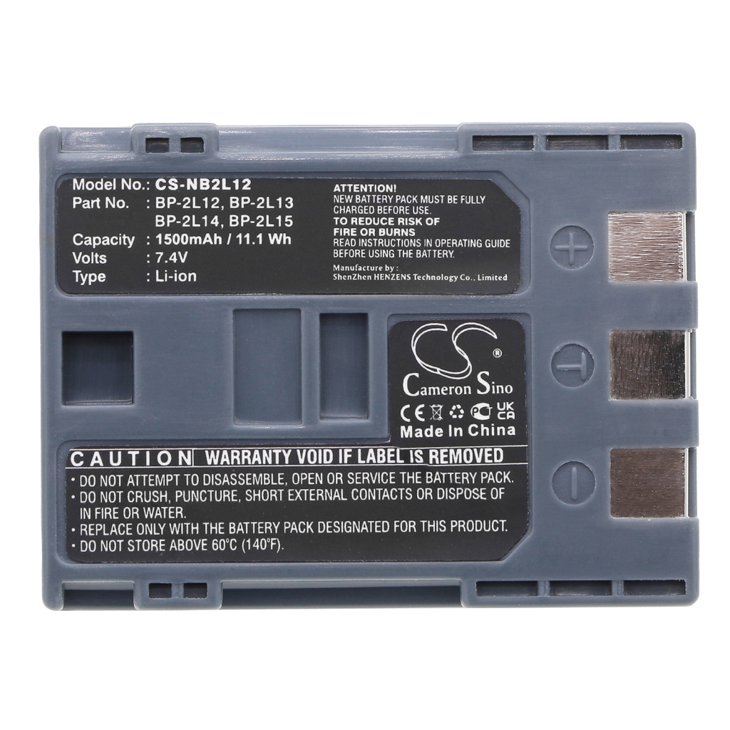 Batteria della fotocamera Canon CS-NB2L12
