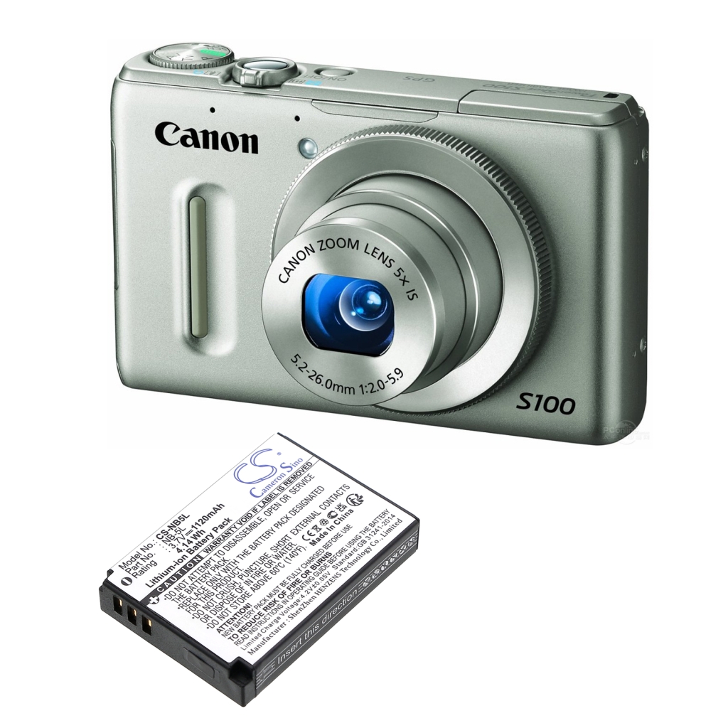 Sostituzione della batteria compatibile per Canon NB-5L