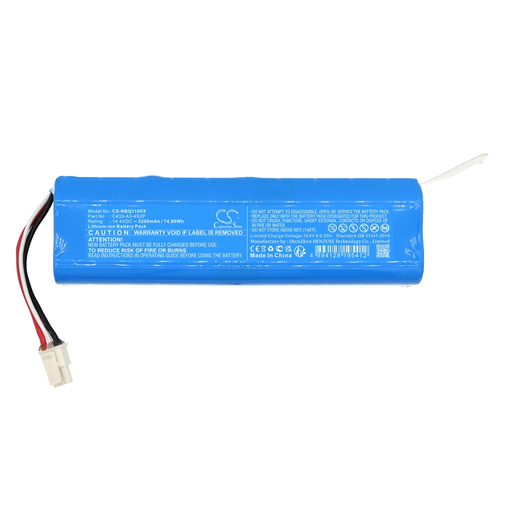 Batterie Batteria a vuoto CS-NBQ110VX