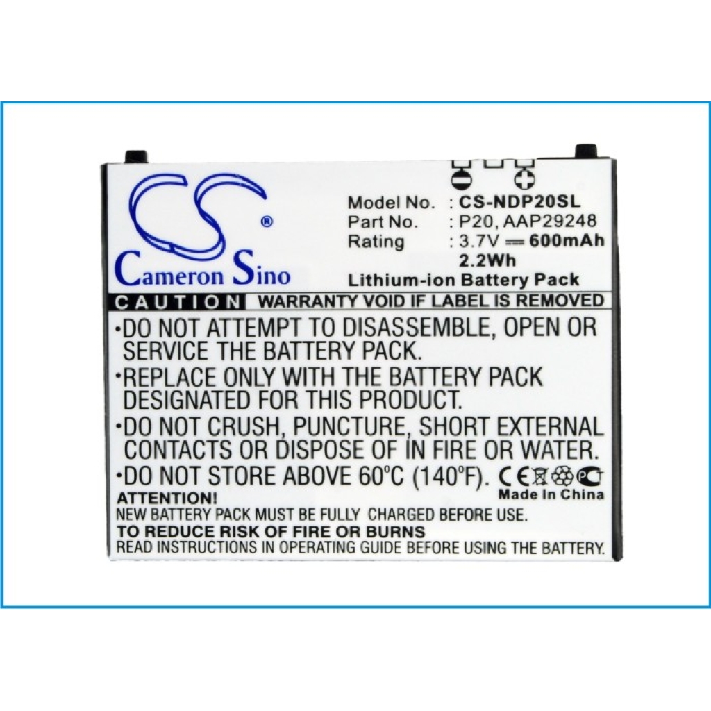Batteria compatibile con NTT Docomo CS-NDP20SL