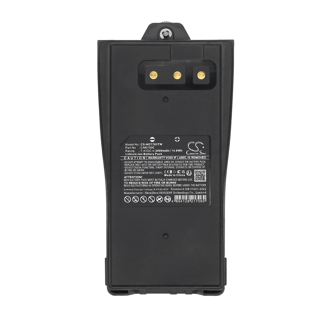 Batteria radio bidirezionale Entel CS-NDT783TW