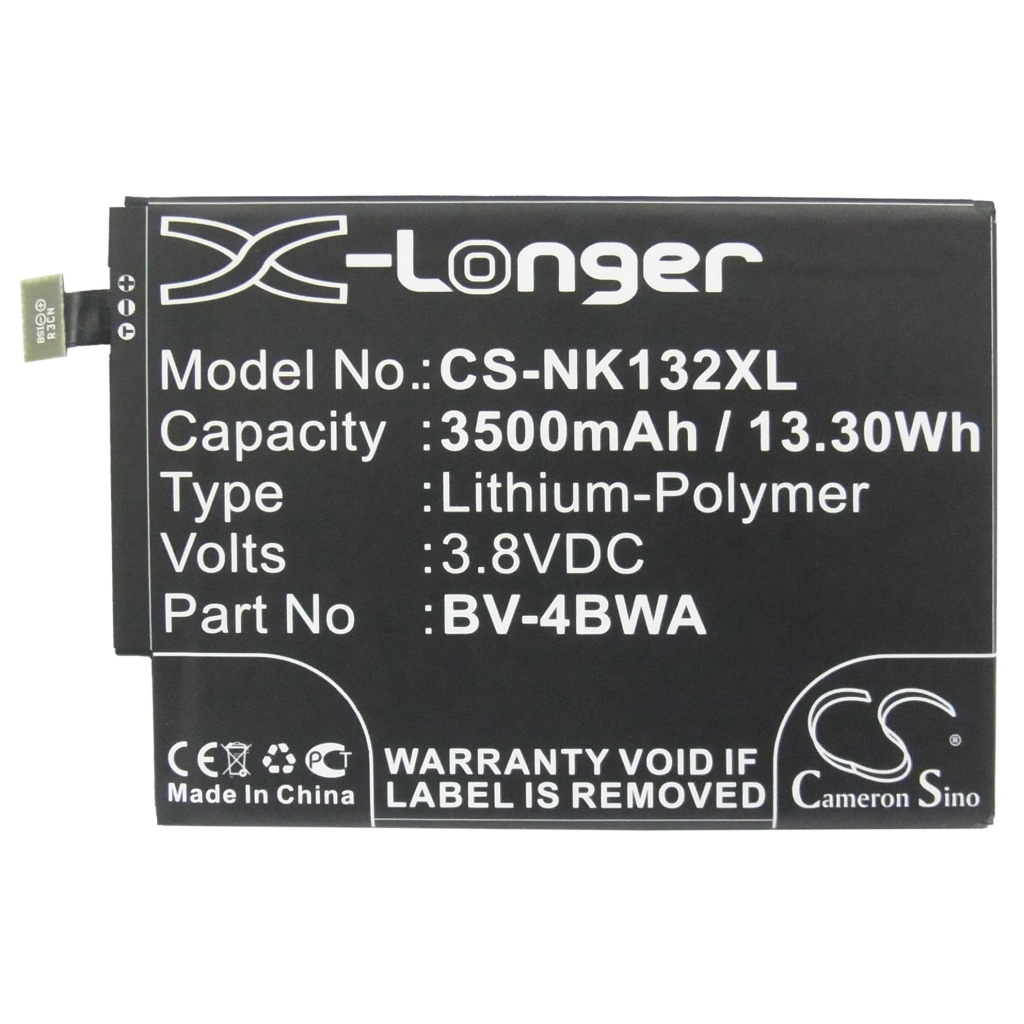 Sostituzione della batteria compatibile per Nokia BV-4BWA