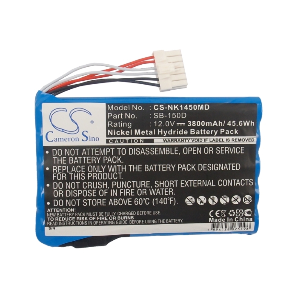 Sostituzione della batteria compatibile per Nihon Kohden SB-150D,X073