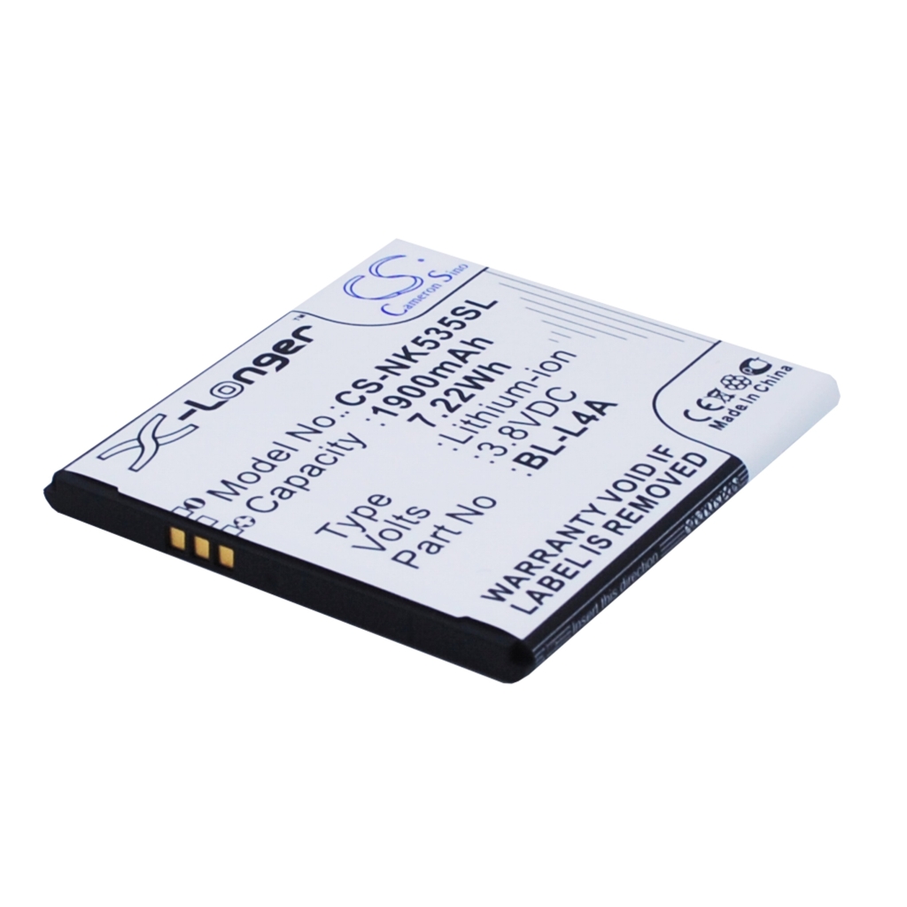 Batteria compatibile con Nokia Microsoft CS-NK535SL