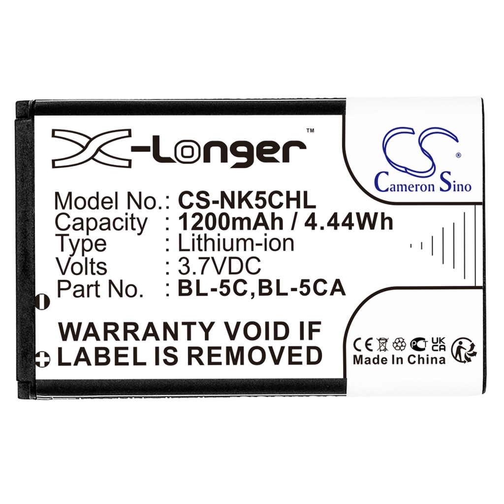 CECT Nokia Vodafone Batteria GPS, navigatore Anycool ... CS-NK5CHL