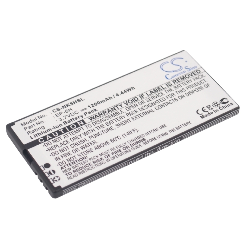Sostituzione della batteria compatibile per Nokia BP-5H