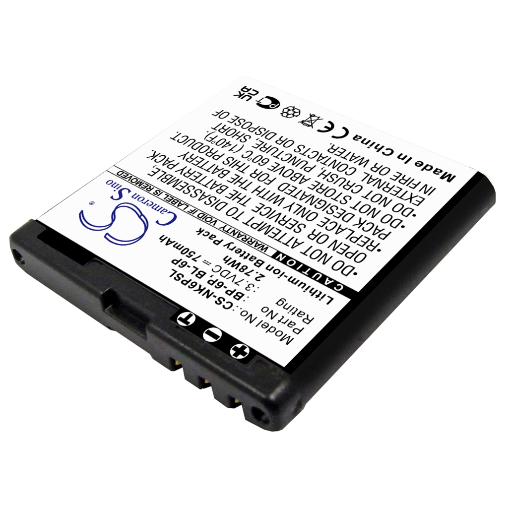 Batterie Sostituisce BP-6P
