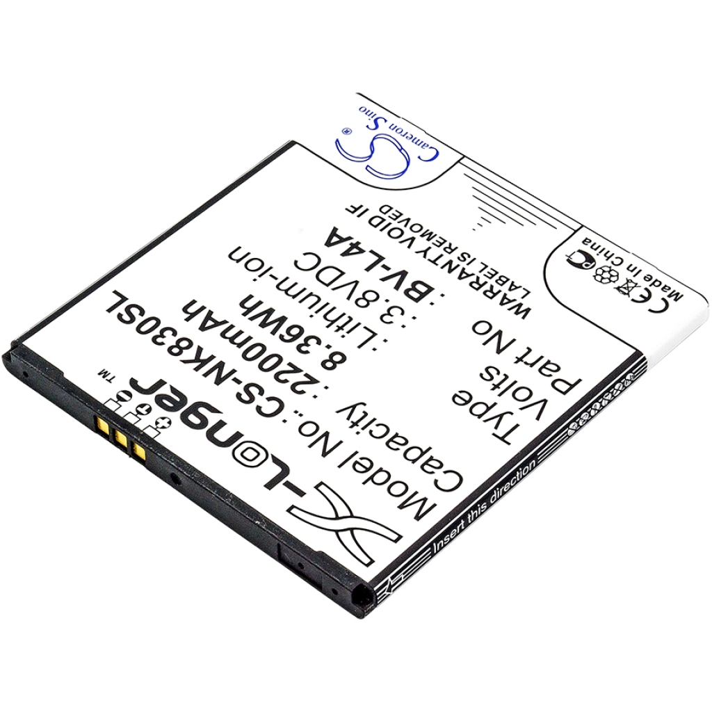 Sostituzione della batteria compatibile per Nokia BV-L4A