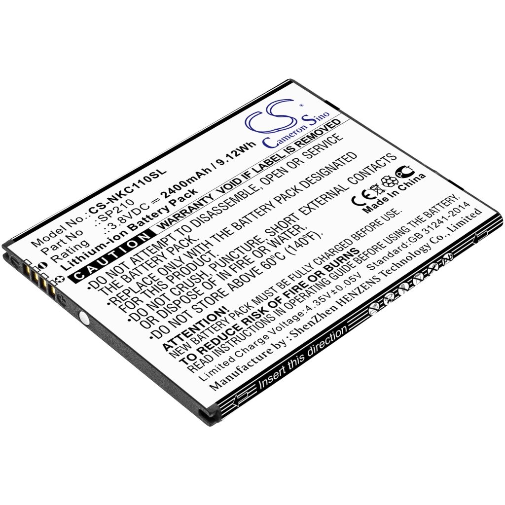 Sostituzione della batteria compatibile per Nokia SP210