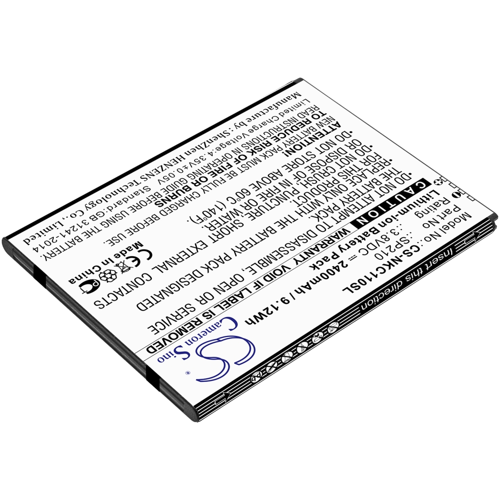 Sostituzione della batteria compatibile per Nokia SP210