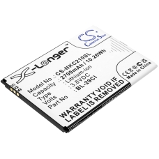 Sostituzione della batteria compatibile per Nokia BL-29CI,BL-29CL