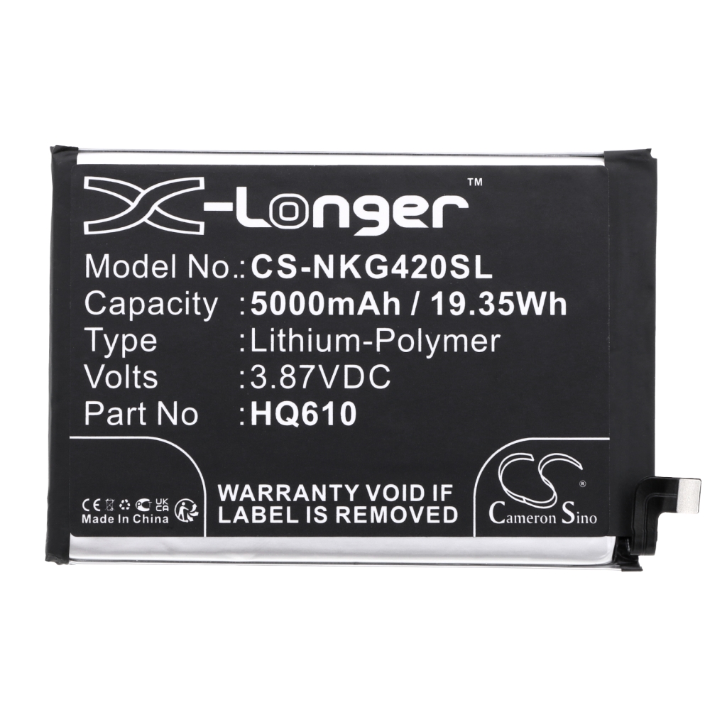 Sostituzione della batteria compatibile per Nokia HQ610