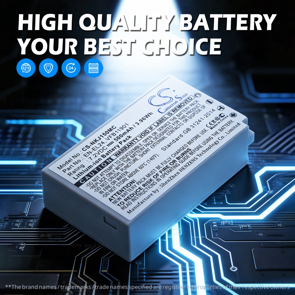 Batteria compatibile con Nikon CS-NKJ150MC