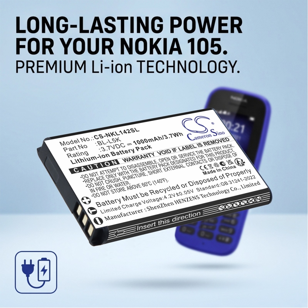 Battery for Nokia TA-1428