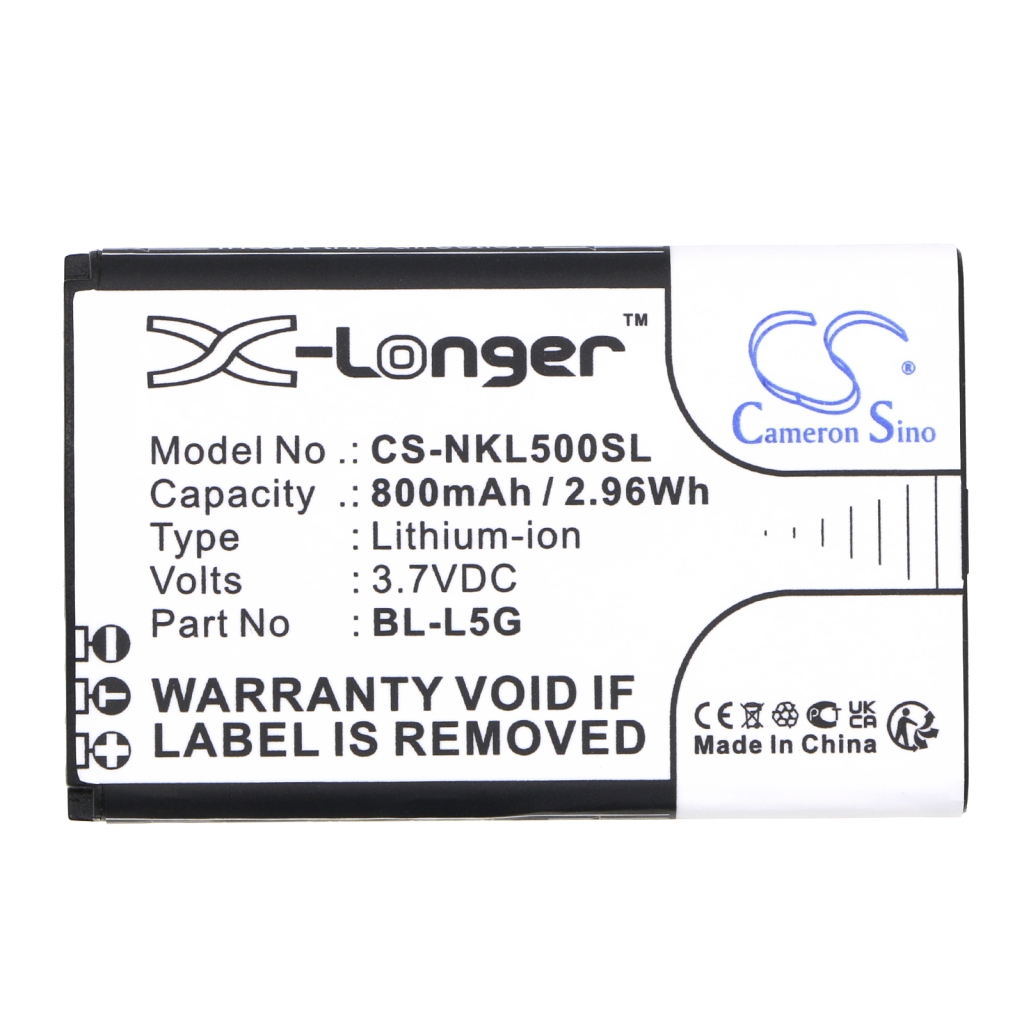 Batteria del telefono cellulare Nokia CS-NKL500SL