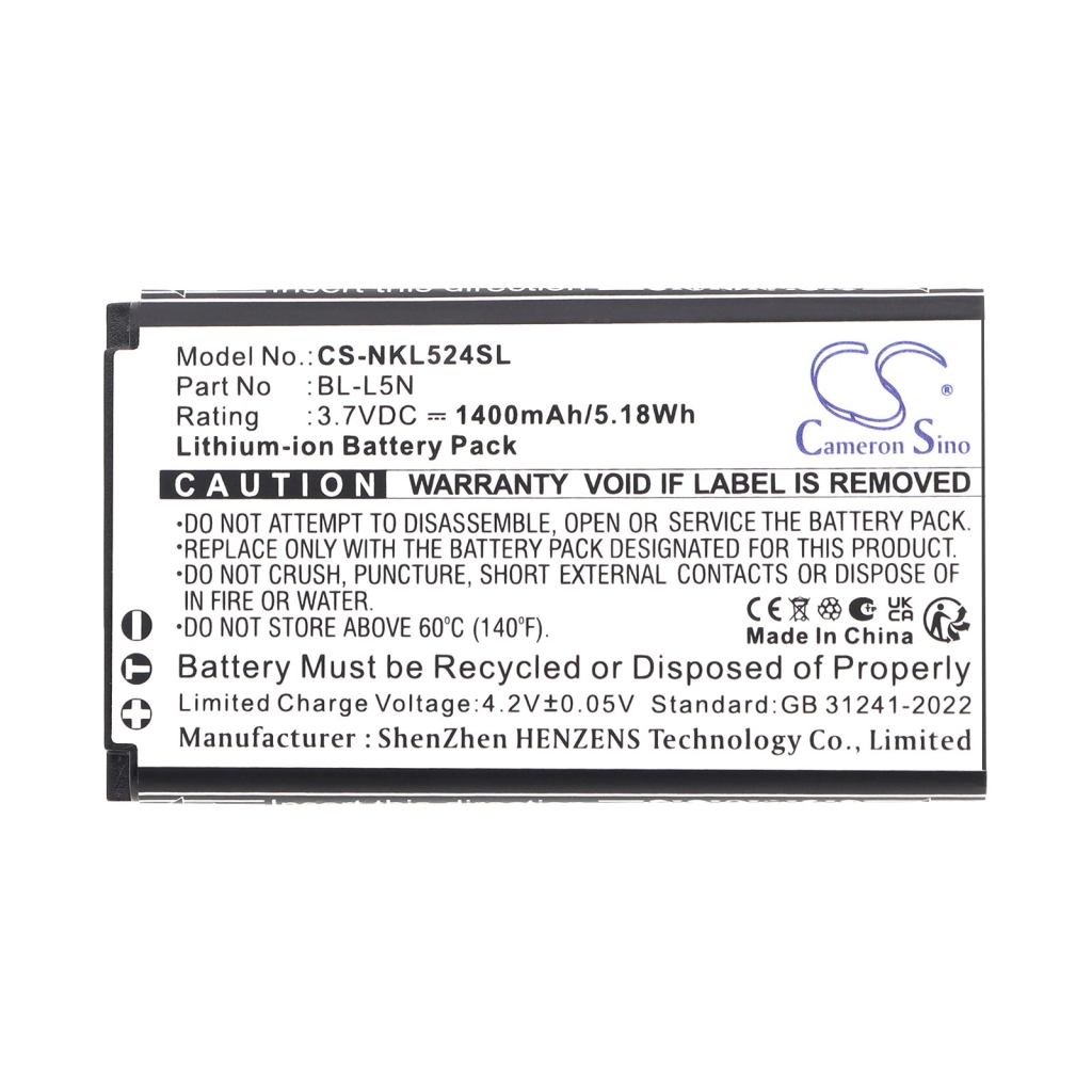 Batterie compatibile con Nokia 230 2024 CS-NKL524SL