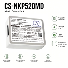 Sostituzione della batteria compatibile per Nihon Kohden SB-671P,X075