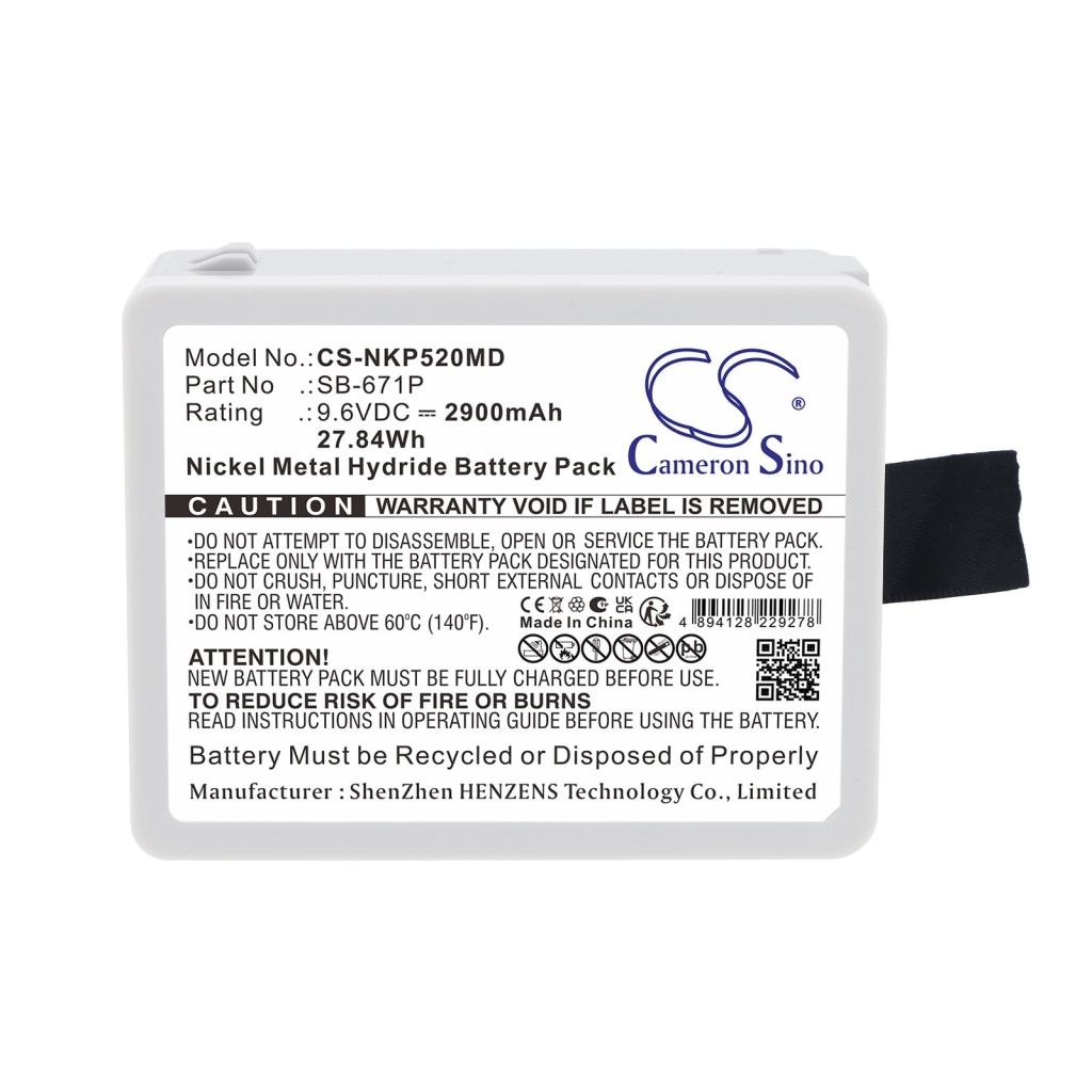 Batteria compatibile con Nihon Kohden CS-NKP520MD