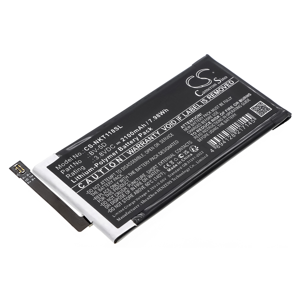 Batteria del telefono cellulare Nokia TA-1186 (CS-NKT118SL)