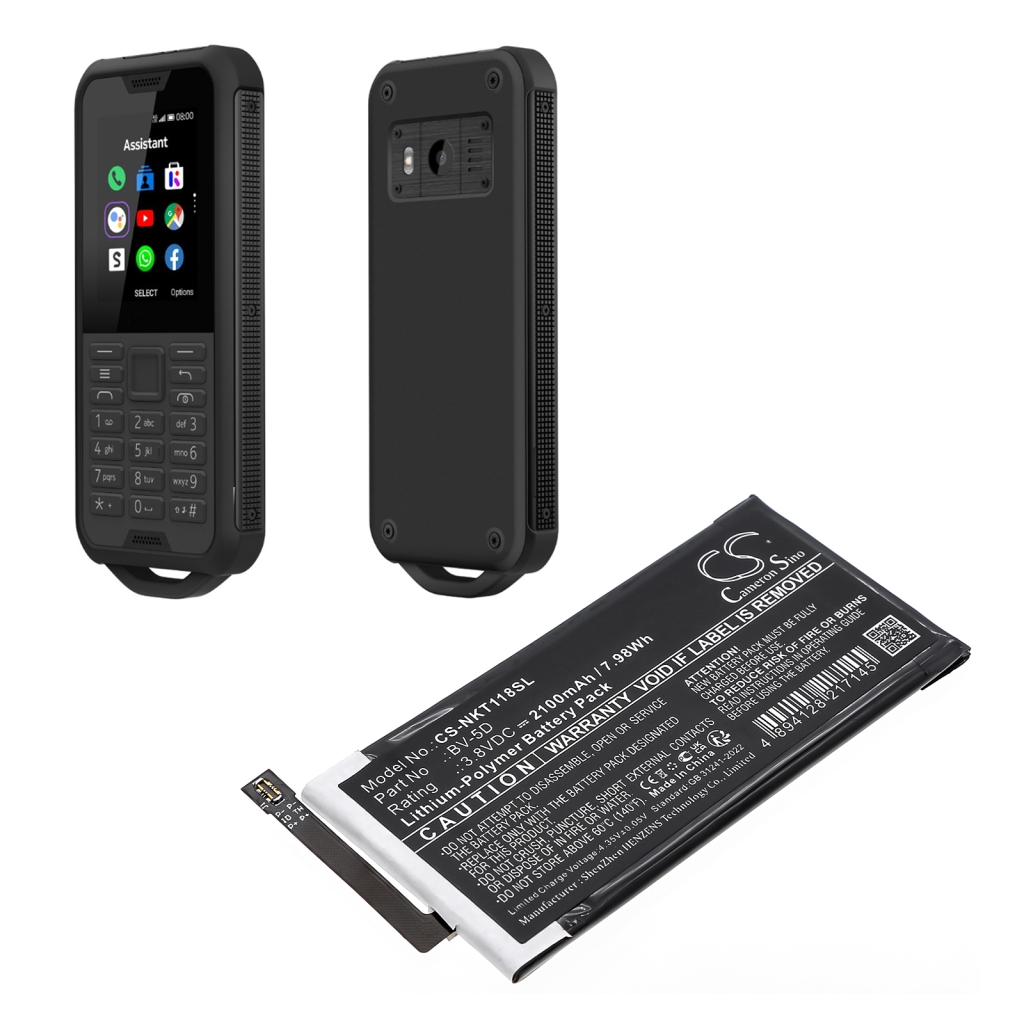 Batteria del telefono cellulare Nokia CS-NKT118SL