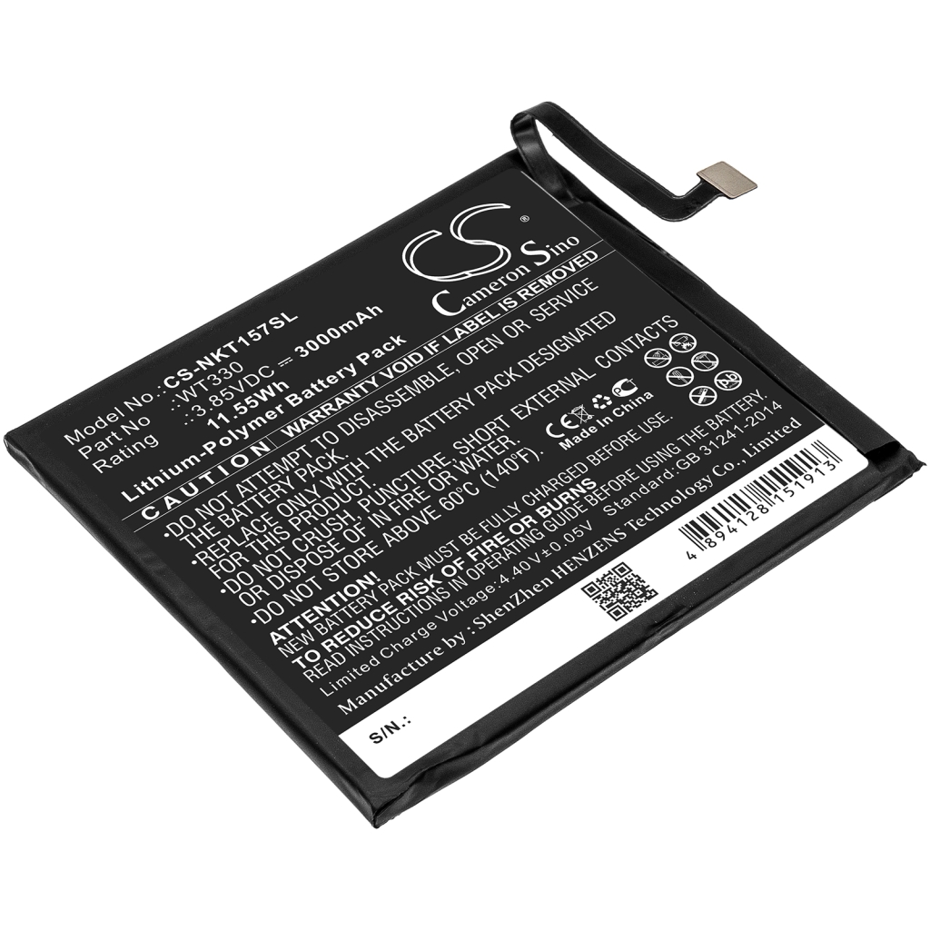 Sostituzione della batteria compatibile per Nokia WT330