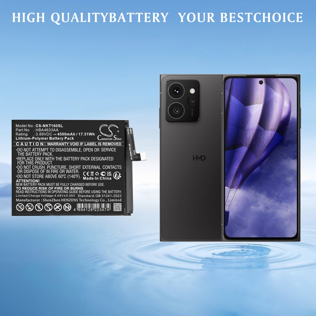 Mobile Phone Battery Nokia TA-1600 (CS-NKT160SL)