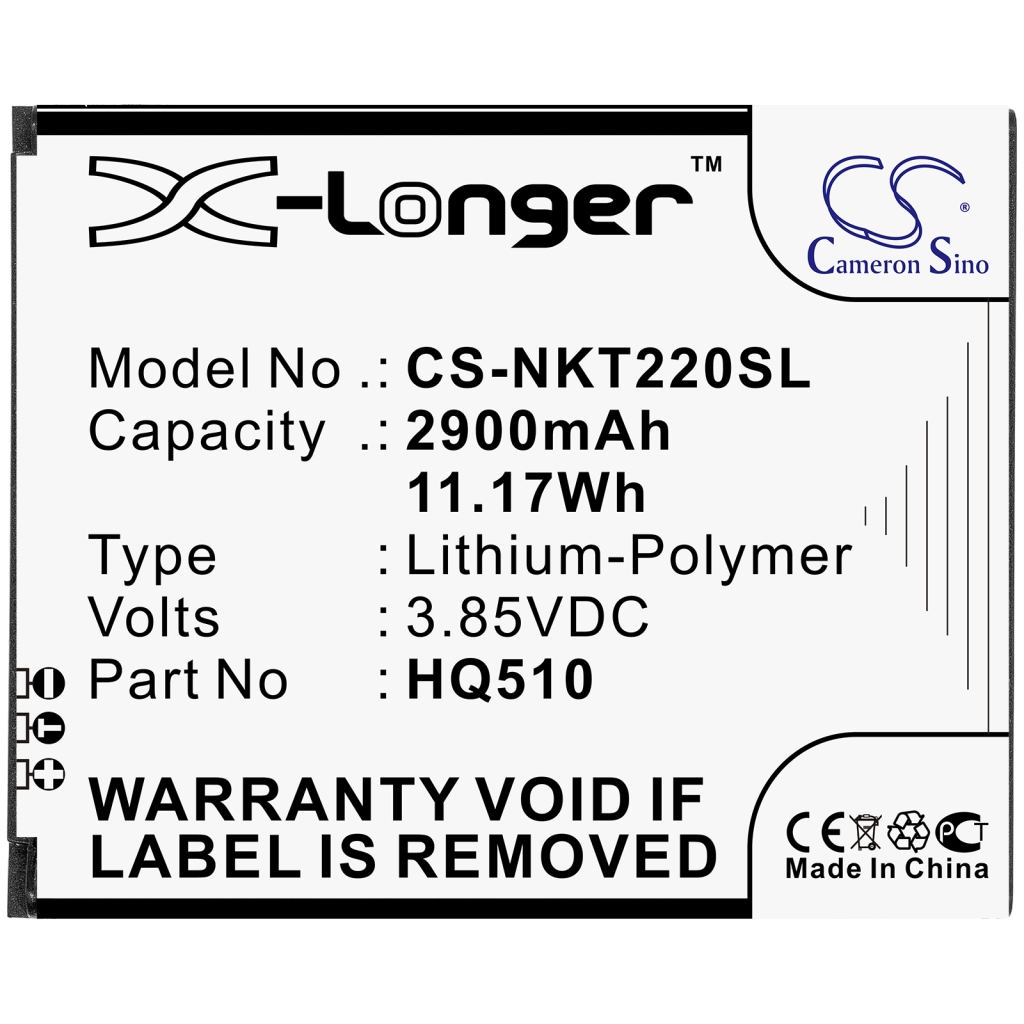 Batteria del telefono cellulare Nokia Nokia 2.2 2019 (CS-NKT220SL)