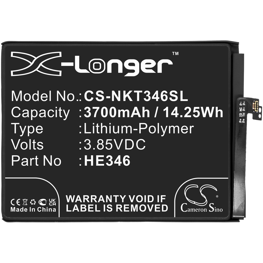 Sostituzione della batteria compatibile per Nokia HE346