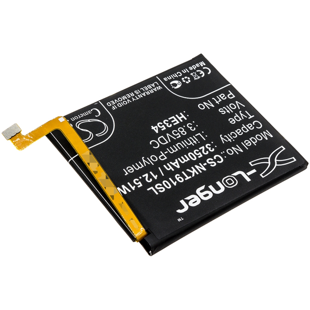 Batteria del telefono cellulare Nokia CS-NKT910SL