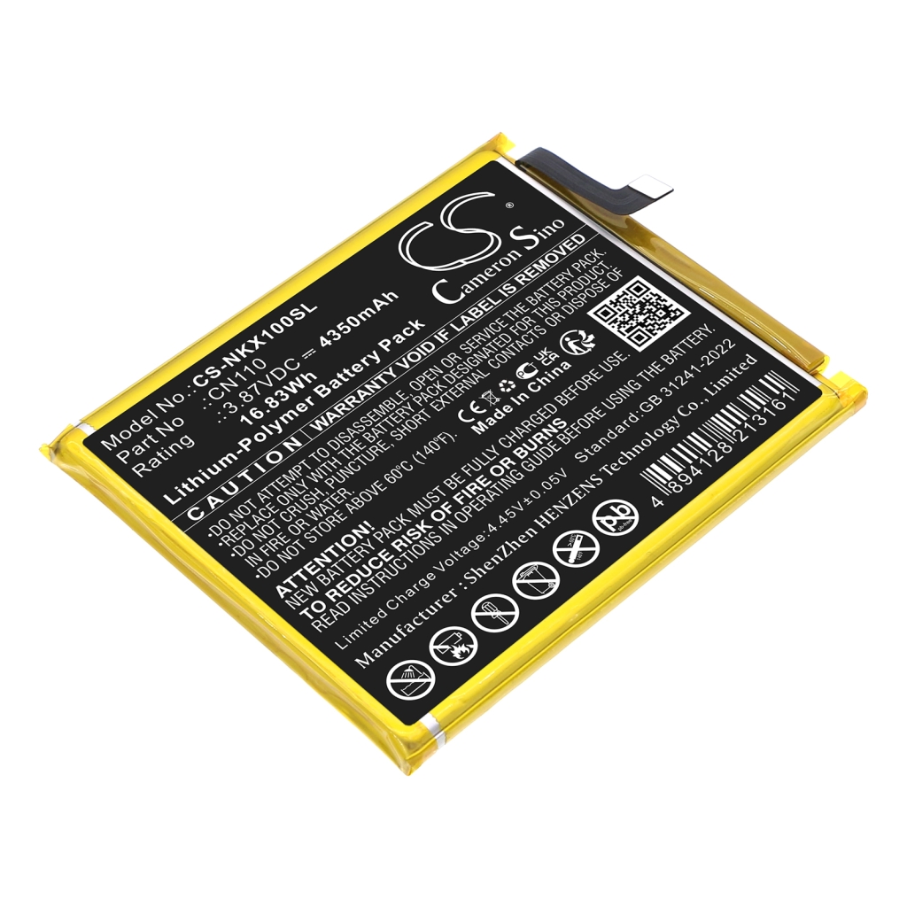 Compatible battery replacement for Nokia CN110