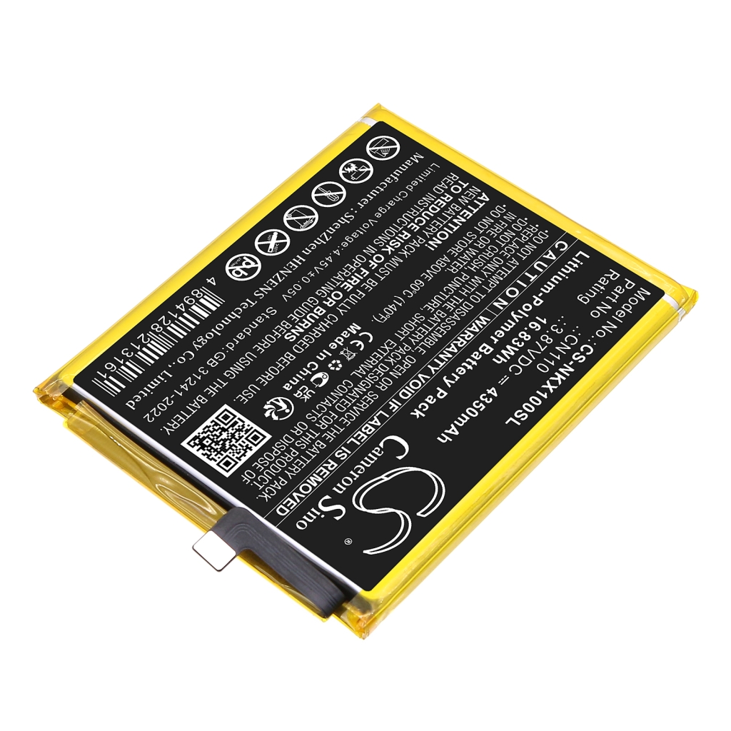 Compatible battery replacement for Nokia CN110