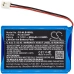 Compatible battery replacement for Nolan PL053448P