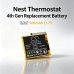 Batteria Sostituisce Nest GR3BX