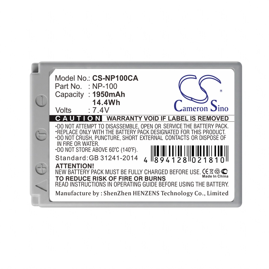 Batteria compatibile con Casio CS-NP100CA