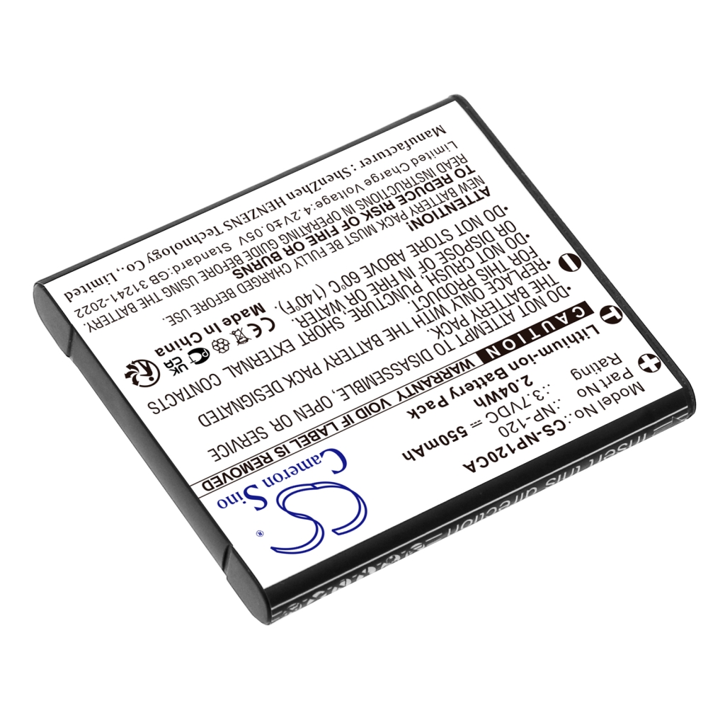 Batterie Sostituisce NP-120